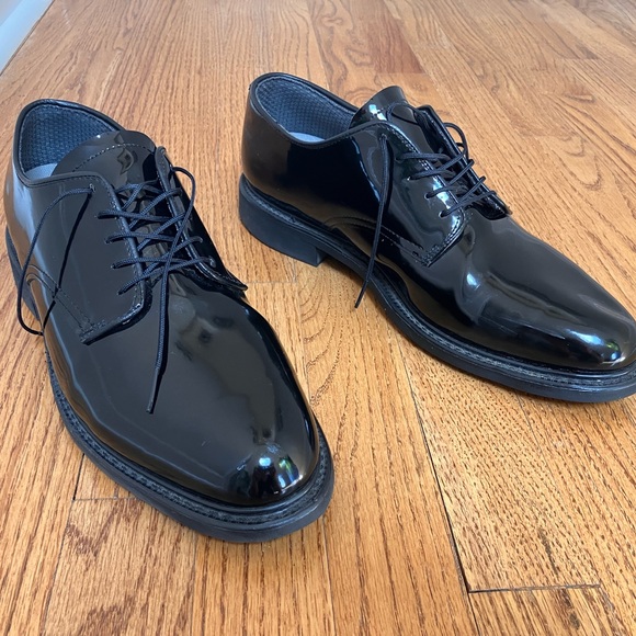 Men’s patent leather dress shoes size 10.5 - Picture 1 of 2